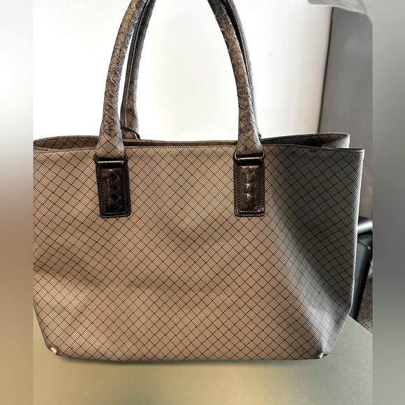 Bottega Veneta Tote Marco Polo Intreccio Jet Gray from Japan - Picture 2 of 9